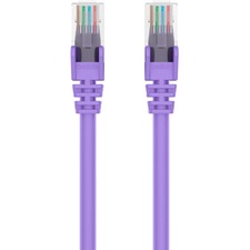 Belkin RJ45 Category 6 Snagless Patch Cable 12 ft Category 6 Network Cable for Network Device, Notebook, Desktop Computer, Modem, Router - First End: 1 x RJ-45 Network - Male - Second End: 1 x RJ-45 Network - Male - 1 Gbit/s - Patch Cable - Gold Plated Co