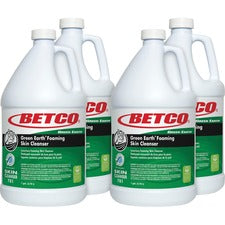 Betco Green Earth Foaming Skin Cleanser Foam - 1 gal - Citrus - Applicable on Hand - Moisturising, Non-irritating - 4 / Carton