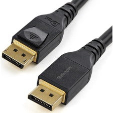 StarTech.com 13.1 ft. (4 m) DisplayPort 1.4 Cable - VESA Certified 13.12 ft DisplayPort Video Cable for Audio/Video Device, Monitor, Computer, TV, Projector, Notebook, Digital Signage Display - First End: 1 x 20-pin DisplayPort 1.4 Digital Audio/Video - M