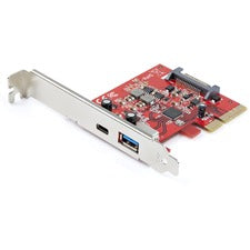 StarTech.com USB Adapter PCI Express x4 - Plug-in Card - 2 USB Port(s) - 1 SATA Port(s) - UASP Support - PC, Mac, Linux
