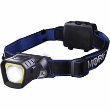 Police Security Removable Light Headlamp 2 x LED - 4 x AAA - Battery - Black, Blue - 1 Each