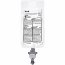 Rubbermaid Commercial Hand Sanitizer Foam Refill Fragrance-free Scent - 1.16 quart - Kill Germs - Hand - White Clear - Dye-free, Hygienic - 4 / Carton