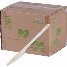 Eco-Products Cutlerease Dispensable Knives Knife - 1 x Knife - White - 960 / Carton