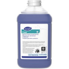 Diversey Crew Bath Cleaner & Scale Remover 84.5 fl oz (2.6 quart) - Fresh Clean Scent - Non-corrosive, Streak-free - Purple - 2 / Carton