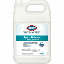 Clorox Healthcare Spore Defense Cleaner Disinfectant Refill Ready-To-Use - 128 fl oz (4 quart) - Low Odor, Antibacterial, Closed System - White Bottle - 1 Each
