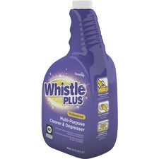 Diversey Whistle Plus Cleaner & Degreaser Ready-To-Use - 32 fl oz (1 quart) - Citrus Scent - Heavy Duty, Easy to Use, Rinse-free, Non-streaking, Phosphate-free - Purple - 1 Each