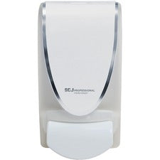 SC Johnson QuickView Manual Dispenser Manual - 1.06 quart Capacity - Durable, Antimicrobial, Anti-bacterial - White - 1 Each
