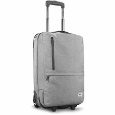 Solo Re:treat Travel/Luggage Case (Carry On) Travel Essential - Gray Handle - 22" Height x 14" Width x 7" Depth - 1 Each