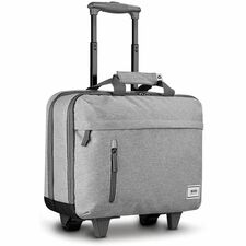 Solo Re:start Travel/Luggage Case for 15.6" Notebook - Gray Handle - 14" Height x 16" Width x 6" Depth - 1 Each