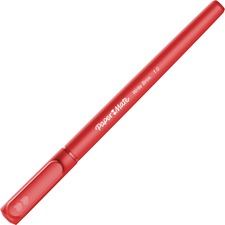 Paper Mate Ballpoint Stick Pens Medium Pen Point - Red Ink - Red Barrel - 1 Dozen