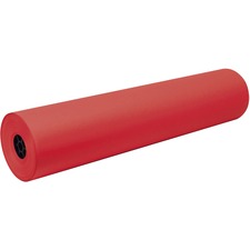 Tru-Ray Construction Paper Art Roll Mural, Art Project, Banner - 36" Width x 500 ft Length - Festive Red - Sulphite - 1 Roll