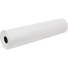 Tru-Ray Construction Paper Art Roll Mural, Art Project, Banner - 36" Width x 500 ft Length - White - Sulphite - 1 Roll