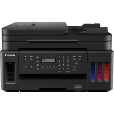 Canon PIXMA G7020 Wireless Inkjet Multifunction Printer - Color Copier/Fax/Printer/Scanner - 4800 x 1200 dpi Print - Automatic Duplex Print - Up to 5000 Pages Monthly - 350 sheets Input - Color Scanner - 1200 dpi Optical Scan - Color Fax - Fast Ethernet -
