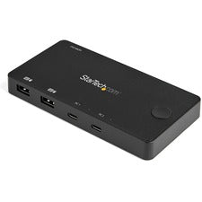 StarTech.com KVM Switchbox 2 Computer(s) - 3840 x 2160 - 4 x USB - 1 x HDMI - Desktop