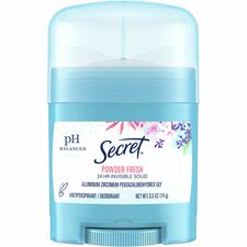 Secret Powder Fresh Deodorant Stick - 0.50 oz - Powder Fresh - Odor Neutralizer - 24 / Carton