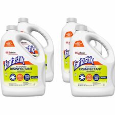 fantastik® Disinfectant Degreaser 128 fl oz (4 quart) - Fresh Scent - Disinfectant, Easy to Use, Rinse-free, Deodorize, Non-porous - White - 4 / Carton