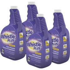 Diversey Whistle Plus Cleaner & Degreaser Ready-To-Use - 32 fl oz (1 quart) - Citrus Scent - Heavy Duty, Easy to Use, Rinse-free, Non-streaking, Phosphate-free - Purple - 4 / Carton