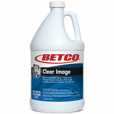Betco Clear Image Glass Cleaner Ready-To-Use - 128 fl oz (4 quart) - 140 oz (8.75 lb) - Unscented, Streak-free, Residue-free - 4 / Carton