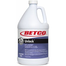 Betco Unlock No-Rinse Floor Stripper Ready-To-Use - 128 fl oz (4 quart) - 128 oz (8 lb) - Unscented, Low Foaming, Rinse-free, Low Odor - Clear - 4 / Carton