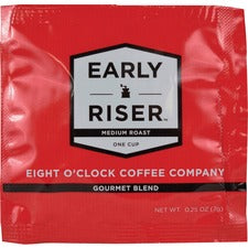 Eight O'Clock Pod Early Riser Coffee Regular - Medium - Pod - Arabica - 200 / Carton