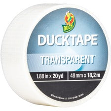 Duck Transparent Duct Tape 20 yd Length x 1.90" Width - Transparent, Clear - 1 Each