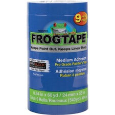 Duck Painter's Tape 20 yd Length x 0.94" Width - Blue - 9 / Pack
