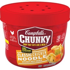 Campbell's Chunky Classic Chicken Noodle Soup 15.25 fl oz - 8 / Carton