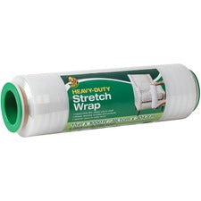 Duck Heavy-duty Stretch Wrap 15" Width x 1000 ft Length - Heavy Duty, Handle, Self-stick, Residue-free, Non-adhesive - Plastic - Clear - 1 Each