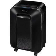 Fellowes Powershred LX170 100% Jam Proof Cross-cut Shredder Continuous Shredder - Cross Cut - 12 Per Pass - for shredding Staples, Paper, Paper Clip, Credit Card, Junk Mail - 10 Minute Run Time - Black