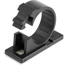 StarTech.com Large Cable Clamps (CBMCC3) Cable Clamp - Black - 0.60" Length - Nylon 66 - 100 / Pack - TAA Compliant