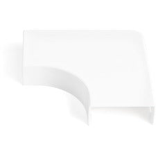 StarTech.com 20 Pack Cable Raceway L Connector for CBMWWD3211 Cable Raceway Lateral Elbow Connector - White - 2.60" Length - Acrylonitrile Butadiene Styrene (ABS) - 20 / Pack - TAA Compliant
