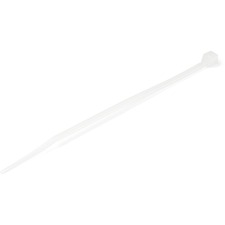 StarTech.com 100 Pack 4" Cable Ties - White Small Nylon/Plastic Zip Tie Cable Tie - White - 3.90" Length - Nylon 66 - 100 / Pack - TAA Compliant