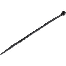 StarTech.com 100 Pack 6" Cable Ties - Black Medium Nylon/Plastic Zip Tie Cable Tie - Black - 5.90" Length - Nylon 66 - 100 / Pack - TAA Compliant