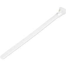 StarTech.com 100 Pack - 6 in. (150 mm) White Cable Ties (CBMZTRB6) Cable Tie - White - 5.90" Length - Nylon 66 - 100 / Pack - TAA Compliant
