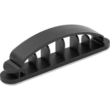 StarTech.com 100 Pack Cable Management Clips - Self Adhesive 6 Slot Cable Comb Cable Clip - Black - 3.80" Length - Nylon 66 - 100 / Pack - TAA Compliant