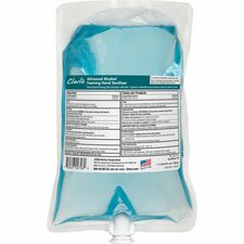 Betco Clario Hand Sanitizer Foam Refill Citrus Scent - 1.06 quart - Kill Germs - Hand - Moisturizing - Light Blue - Anti-irritant, Non-sticky, Residue-free, Non-drying - 1 Each