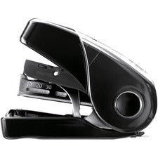 MAX Flat Clinch Mini Stapler Staples Upto 25 Sheet - Black - 1 Each