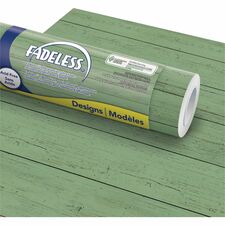 Fadeless Designs Paper Roll Art Project, Craft Project, Classroom, Display, Table Skirting, Decoration, Bulletin Board - 48" Width x 50" Length - Green - 1 Roll