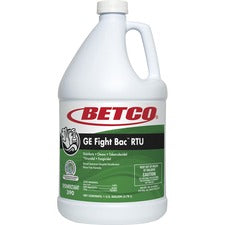 Betco GE Fight Bac RTU Disinfectant Ready-To-Use - 128 fl oz (4 quart) - Fresh Scent - Washable, Non-porous - Clear - 1 Each