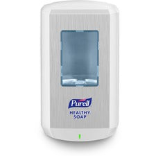 PURELL® CS6 Soap Dispenser Automatic - 1.27 quart Capacity - Support 4 x C Battery - Touch-free, Wall Mountable, Site Window, Refillable, Lockable, Durable - White - 1 / Carton