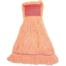 Genuine Joe Synthetic Blend Large Mophead Large - Rayon, Cotton, Rayon - 1 Each