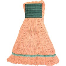 Genuine Joe Synthetic Blend Medium Mophead Medium - Rayon, Cotton, Rayon - 1 Each