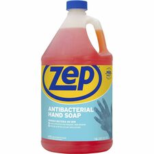 Zep Antimicrobial Hand Soap Fresh Clean Scent - 1 gal - Kill Germs, Bacteria Remover, Soil Remover - Hand - Antibacterial - Orange - Non-abrasive, Solvent-free, Residue-free, Quick Rinse - 1 Each