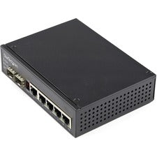 StarTech.com Ethernet Switch 5 Ports - Gigabit Ethernet - 1000Base-T, 1000Base-X - 2 Layer Supported - Modular - 2 SFP Slots - 126 W Power Consumption - 120 W PoE Budget - Optical Fiber, Twisted Pair - PoE Ports - Wall Mountable, DIN Rail Mountable - 2 Ye