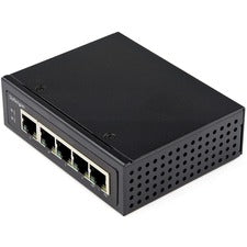 StarTech.com Ethernet Switch 5 Ports - Gigabit Ethernet - 10/100/1000Base-T - 2 Layer Supported - 126 W Power Consumption - 120 W PoE Budget - Twisted Pair - PoE Ports - Wall Mountable, DIN Rail Mountable - 2 Year Limited Warranty