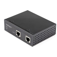StarTech.com POEINJ1G90W PoE Injector 56 V DC Input - 1 x Gigabit Ethernet Input Port(s) - 1 x PoE+ Output Port(s) - Black