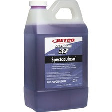 Betco Spectaculoso FastDraw 37 MP Cleaner Concentrate - 67.6 fl oz (2.1 quart) - Lavender Scent - Deodorize, Phosphate-free, Rinse-free, Spill Proof, Chemical Resistant, Butyl-free - Purple - 1 Each