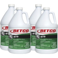 Betco AF79 Acid-Free Restroom Cleaner Ready-To-Use - 128 fl oz (4 quart) - Citrus Bouquet Scent - Disinfectant, Deodorize, Long Lasting, Rinse-free - Clear Blue - 4 / Carton