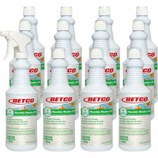 Betco SenTec Mountain Meadow Odor Eliminator Ready-To-Use - 32 fl oz (1 quart) - Mountain Meadow Scent - Clear - 6 / Carton