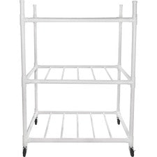 Champion Sports Carry-All Cart 4 Casters - ABS Plastic - 44" Length x 288" Width x 61" Height - White - 1 Each